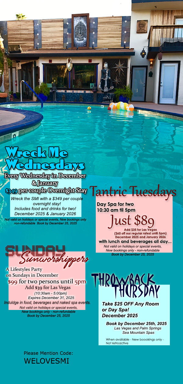 Sea Mountain Nude Lifestyles Spas Offers