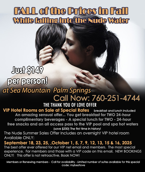 Sea Mountain Nude Lifestyles Spas Offers