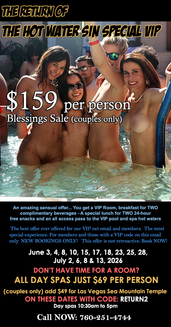 Sea Mountain Nude Lifestyles Spas Offers