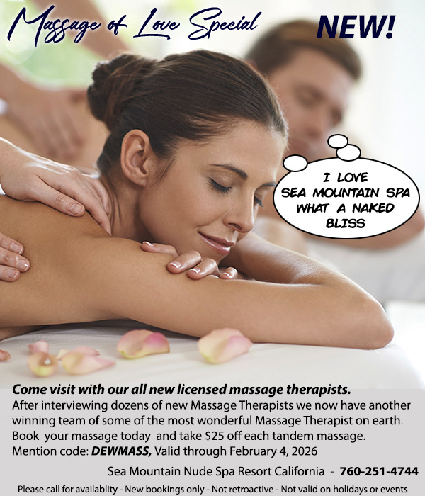 Sea Mountain Nude Lifestyles Spas Offers