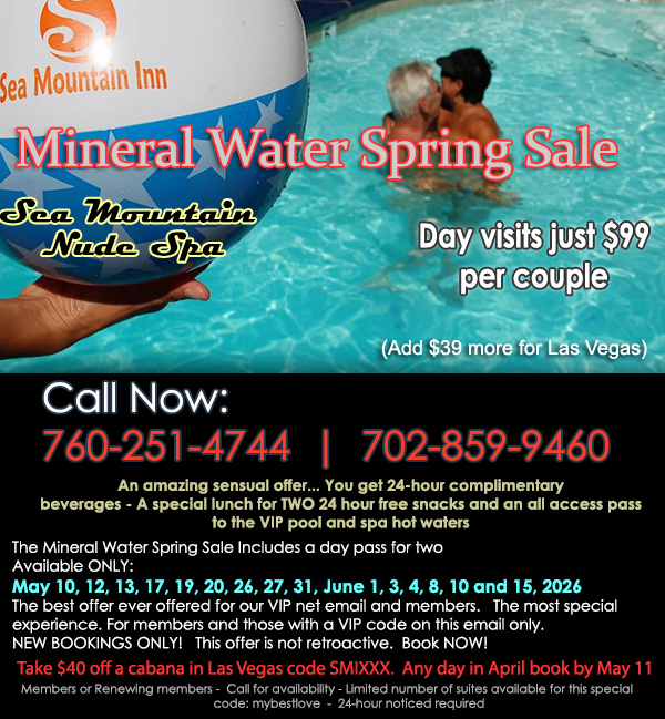 Sea Mountain Nude Lifestyles Spas Offers