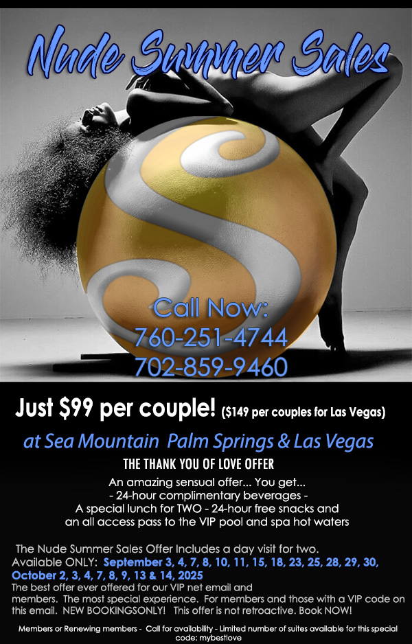 Sea Mountain Nude Lifestyles Spas Offers