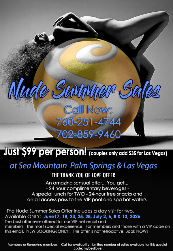Sea Mountain Nude Lifestyles Spas Offers
