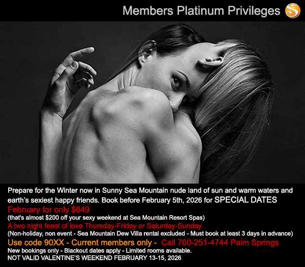 Sea Mountain Nude Lifestyles Spas Offers