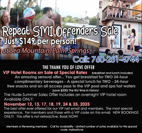 Sea Mountain Nude Lifestyles Spas Offers