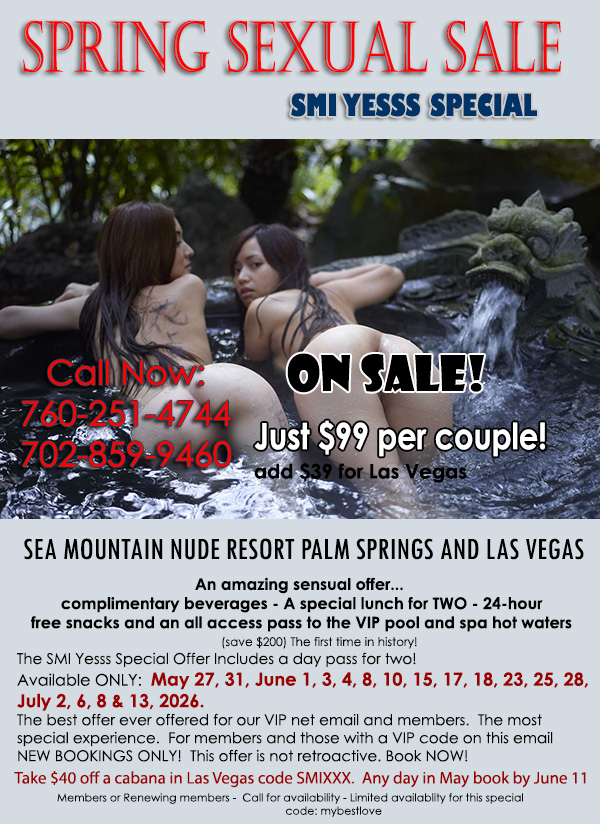 Sea Mountain Nude Lifestyles Spas Offers