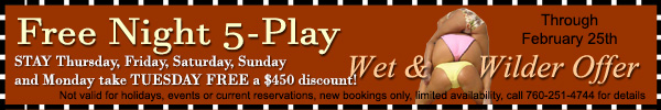 Sea Mountain Wet and Wilder 5-Play offer