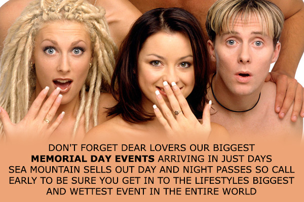 Sea Mountain Nude Lifestyles Spa Memorial Daze Events